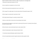 Answer Sheet To Nova Video Questions Hunting The Elements — Db Excel For Hunting The Elements Video Worksheet