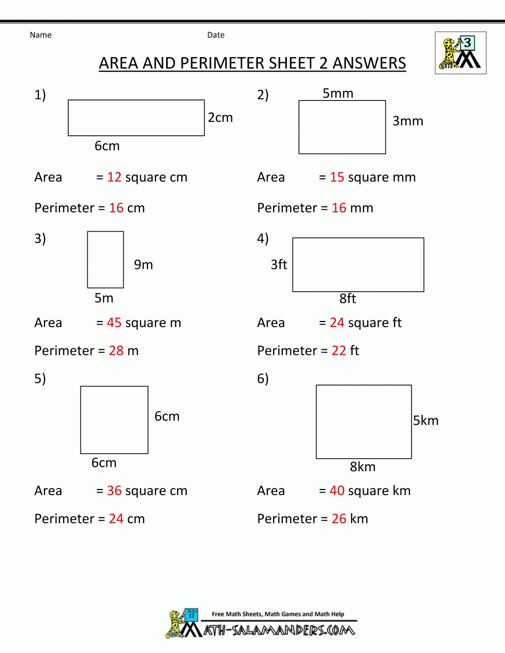 Area Of Composite Figures Worksheet Answers — Db-Excel within Area Of Composite Figures Worksheet