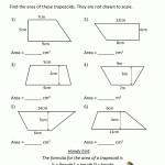 Area Of Parallelogram Worksheet With Regard To Area Of Parallelogram Worksheet