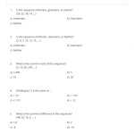 Arithmetic And Geometric Sequences Worksheet within Arithmetic And Geometric Sequences Worksheet