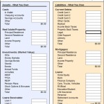 Asset And Liabilities Worksheets Intended For Assets And Liabilities Worksheet