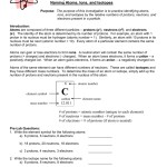 Atoms And Isotopes Worksheet Answers – Nidecmege For Atoms And Ions Worksheet Answers