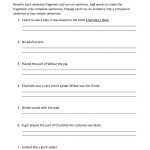 Avoiding Sentence Fragments Worksheet Intended For Sentence Or Fragment Worksheet