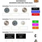 Bahamian Coins And Their Values Worksheet Throughout Values Of Coins Worksheet