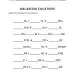 Balancing Chemical Equation Interactive Worksheet Throughout Worksheet Balancing Equations Answers