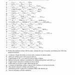 Balancing Equations And Types Of Reactions Worksheet Answers Inside Types Of Reactions Worksheet