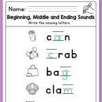 Beginning Middle And Ending Sound Worksheets – Easy Peasy And Fun In Beginning Middle End Worksheet