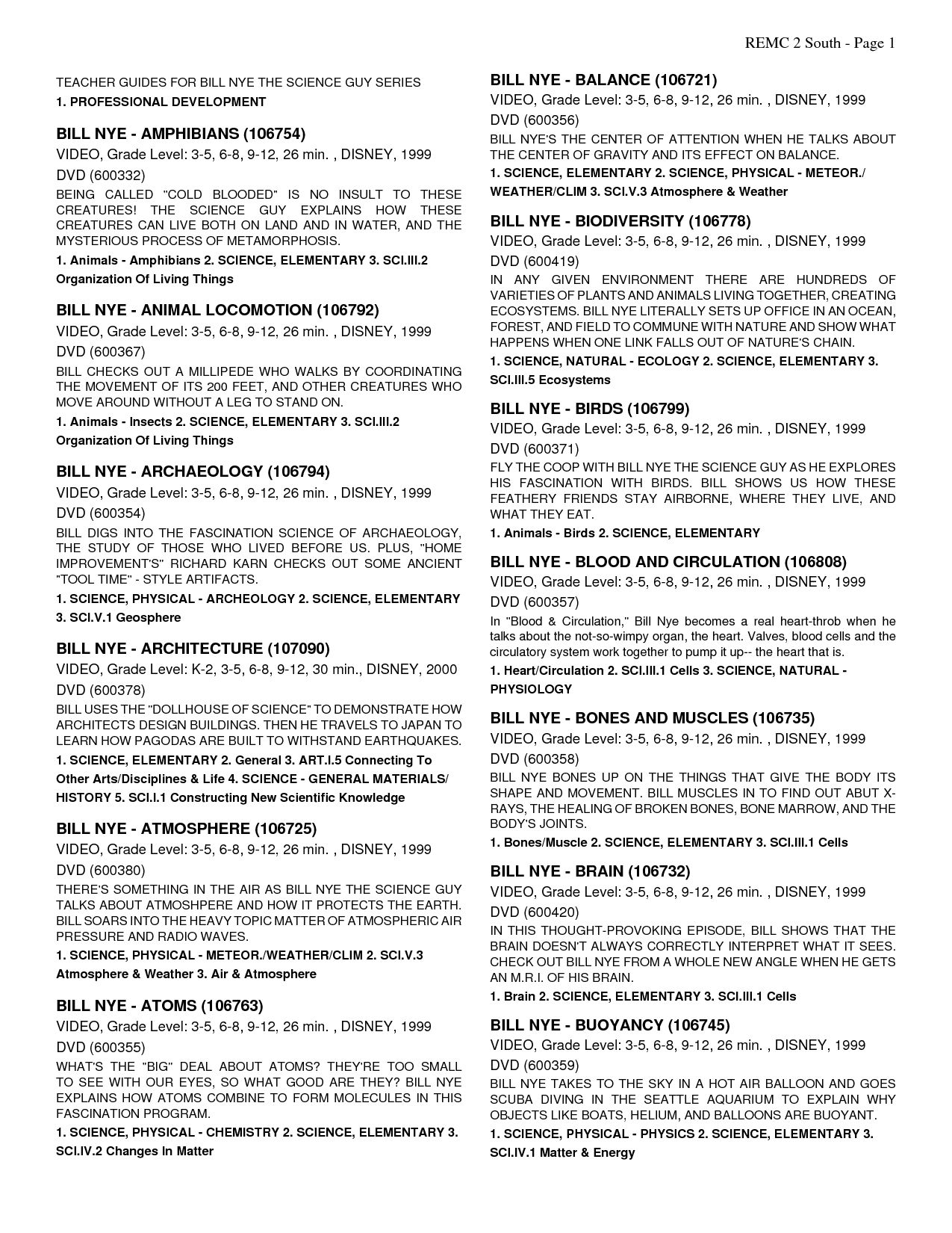 Bill Nye Erosion Video Worksheet Answer Key - Ideas 2022 within Bill Nye Erosion Worksheet