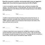 Bill Of Rights 5-8 Scenarios Worksheet Worksheet regarding Bill Of Rights Scenario Worksheet