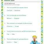 Biome Quiz Worksheet – Science Printable For Grade 4 – Sod Regarding 4 4 Biomes Worksheet Answers
