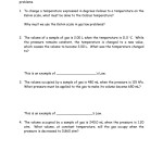 Boyle'S Law And Charles' Law Worksheet with Boyle's Law Worksheet Answer Key