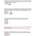 Calculating Average Atomic Mass Worksheet In Calculating Average Atomic Mass Worksheet