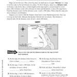 Calculating Distance Using Map Scale Worksheets – Worksheets Master Throughout Using A Map Scale Worksheet