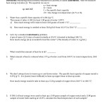 Calorimetry Worksheet Answer Key regarding Calorimetry Worksheet Answer Key