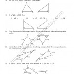 Cbse Class 7 Mental Maths Congruence Of Triangles Worksheet Pertaining To Triangle Congruence Practice Worksheet