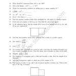 Cbse Class 8 Mental Maths Squares And Square Roots Worksheet Throughout Squares And Square Roots Worksheet