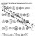 Ccss 2.Md.8 Worksheets, Counting Coins Worksheets, Money Wordproblems Worksheets In Values Of Coins Worksheet