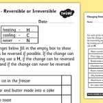 Changing States Worksheet - Changing States, Solids Liquids And within Change Of State Worksheet