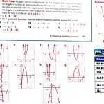 Characteristics Of A Quadratic Function Worksheet - Function Worksheets within Characteristics Of Quadratic Functions Worksheet