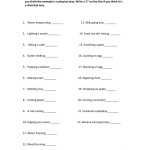 Chemical Vs Physical Worksheet With Regard To Chemical And Physical Changes Worksheet