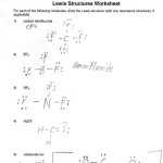 Chemistry In Lewis Dot Structure Worksheet Answers