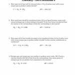 Chemistry Unit 2 Worksheet 1 With Regard To Chemistry Worksheet Matter 1 Answers