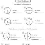 Circle Worksheets – Math Monks Inside Equations Of Circles Worksheet