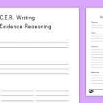 Claim Evidence Reasoning (C.e.r) Writing Activity in Claim Evidence Reasoning Science Worksheet
