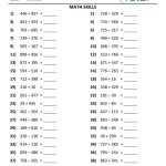 Class 2 Math Addition Subtraction Multiplication Division, Interactive Quizzes inside Algebra 2 Worksheet Pdf