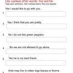 Commas In A Series Worksheet Pertaining To Commas In A Series Worksheet