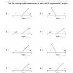 Complementary And Supplementary Angles Worksheet Pdf : Measuring Angles Worksheet Teaching With Regard To Measuring Angles Worksheet Pdf