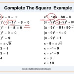 Completing The Square Worksheet Practice Questions Cazoomy — Db Excel Intended For Complete The Square Worksheet