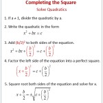 Completing The Square Worksheet With Regard To Completing The Square Worksheet