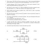 Complex Circuit Worksheet With Combination Circuits Worksheet With Answers