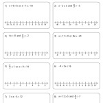 Compound Inequalities Worksheets With Solve Linear Inequalities Worksheet
