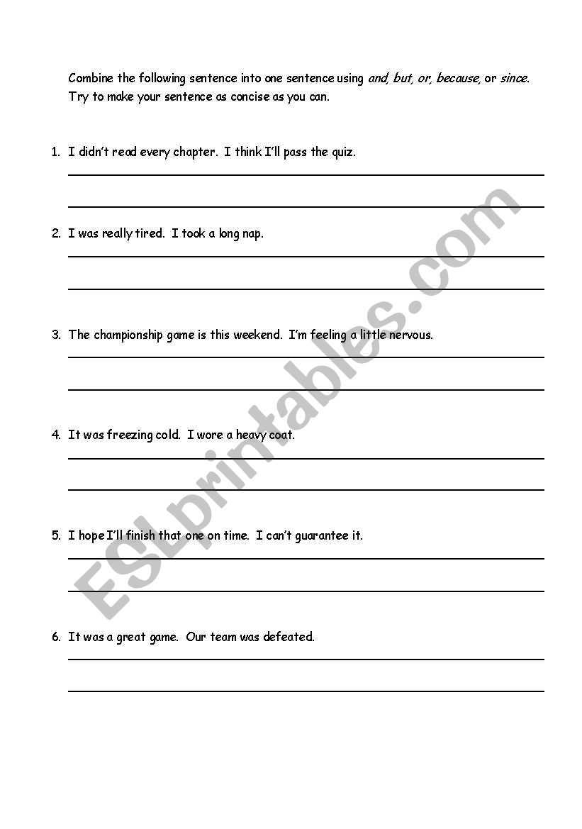 Compound Sentences Worksheet Pdf inside Compound Sentences Worksheet Pdf