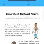 Concrete And Abstract Nouns Worksheet 2 | Worksheets Free In Concrete And Abstract Nouns Worksheet