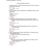 Conservation Of Energy Worksheet Answers – Word Worksheet Intended For Conservation Of Energy Worksheet Answers