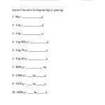Convert Units Of Mass Worksheet Throughout Measuring Units Worksheet Answer Key