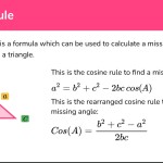 Cosine Rule – Gcse Maths – Steps, Examples & Worksheet Throughout Law Of Cosines Worksheet