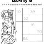 Count By 10 – 1St Grade Math Worksheet Catholic – Thecatholickid With Counting By 10S Worksheet