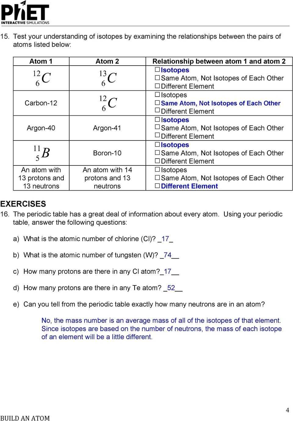 Counting Atoms Worksheet Answer Key | Education Template for Counting Atoms Worksheet Answer Key