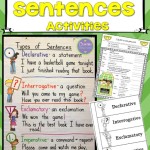Crafting Connections: Types Of Sentences An Anchor Chart And Free Within 4 Types Of Sentences Worksheet