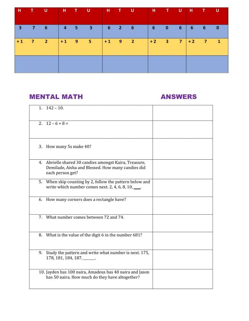 Critical Thinking Worksheet with regard to Critical Thinking Skills Worksheet