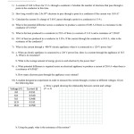 Current Voltage And Resistance Worksheet Inside Current Voltage And Resistance Worksheet