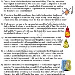 Decimal Addition Word Problems Worksheets | Worksheet Hero in Decimal Word Problems Worksheet