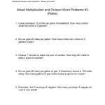 Decimal Multiplication And Division Word Problems Worksheets | Alphabetworksheetsfree throughout Decimals Word Problems Worksheet