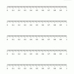 Decimal Number Line in Blank Number Line Worksheet