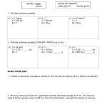 Density Calculations Worksheet Answer Key — Db Excel Throughout Density Calculations Worksheet Answer Key