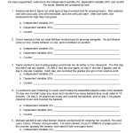 Dependent And Independent Variables Worksheet – Name:                    Date With Regard To Independent Dependent Variable Worksheet